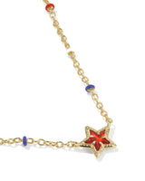 Kendra Scott Mini Cassidy Short Pendant Necklace - Red Illusion