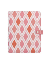 Mary Square Padfolio - Diamond Pink