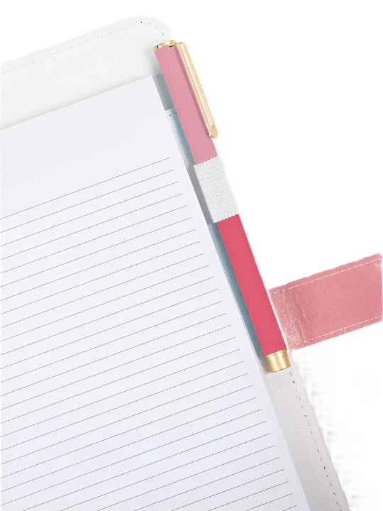 Mary Square Padfolio - Diamond Pink