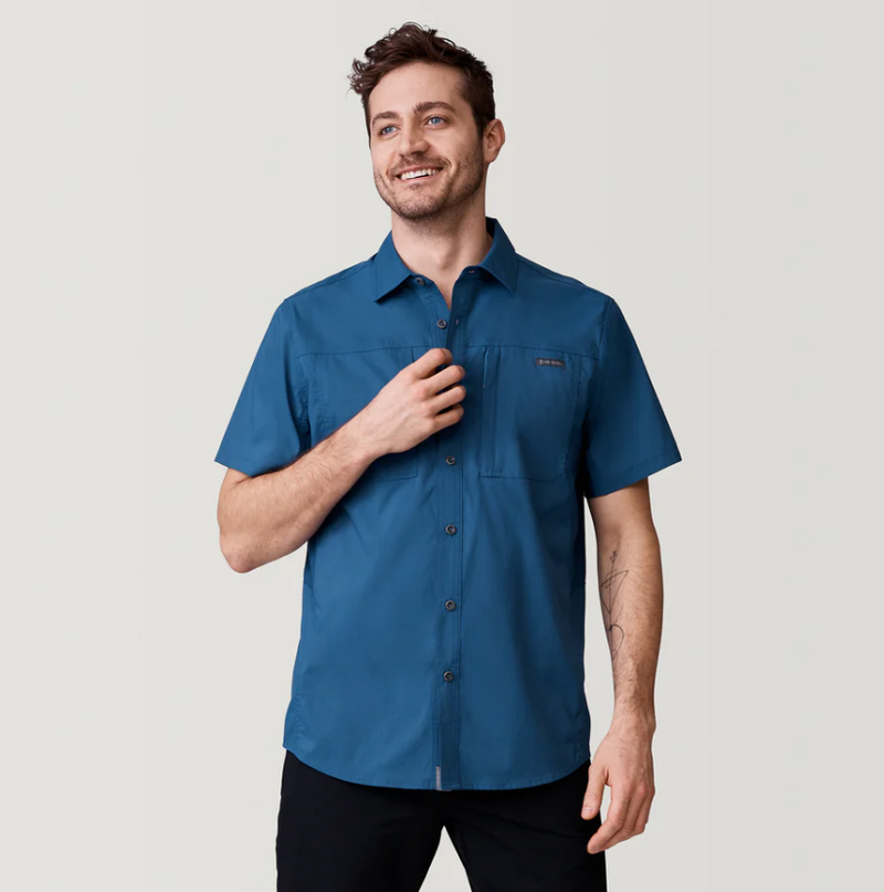 Free Country Mens Arcadia Short Sleeve Shirt