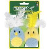 Multipet Feather Bird with Catnip Cat Toy - Assorted