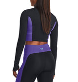 Under Armour Womens Project Rock Lets Go Long Sleeve Cropped Top