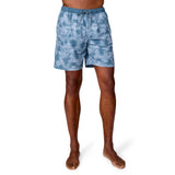 Free Country Mens Textured Solid Swim Trunks