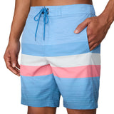 Free Country Mens Textured Surf Swim Trunks