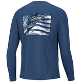 Huk Mens American Sushi Pursuit Long Sleeve T-Shirt