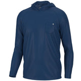 Huk Mens Waypoint Solid Pullover Hoodie