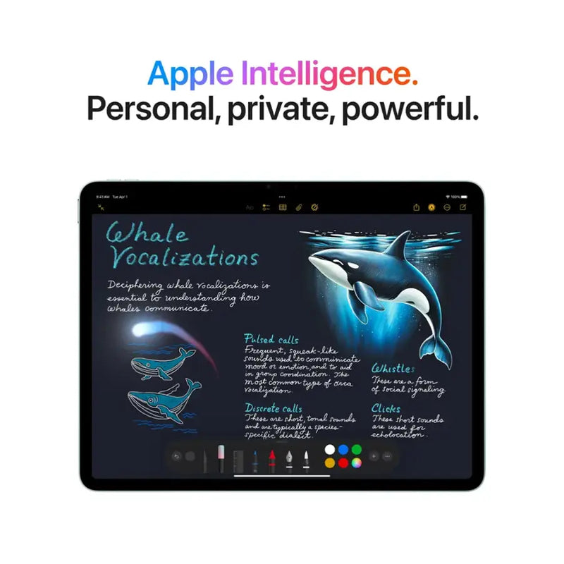 Apple 13-inch iPad Air M3 chip Built for Apple Intelligence Wi-Fi + Cellular 512GB - Starlight