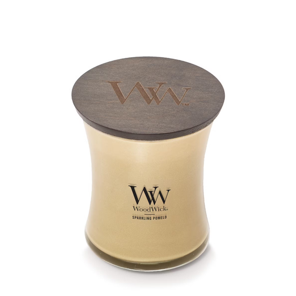 WoodWick Medium Hourglass Precious Metals Candle - Sparkling Pomelo
