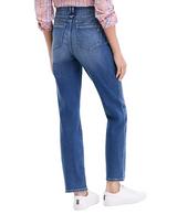 Nautica Womens Mid-Rise Bay Straight Jeans