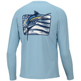 Huk Mens American Sushi Pursuit Long Sleeve T-Shirt