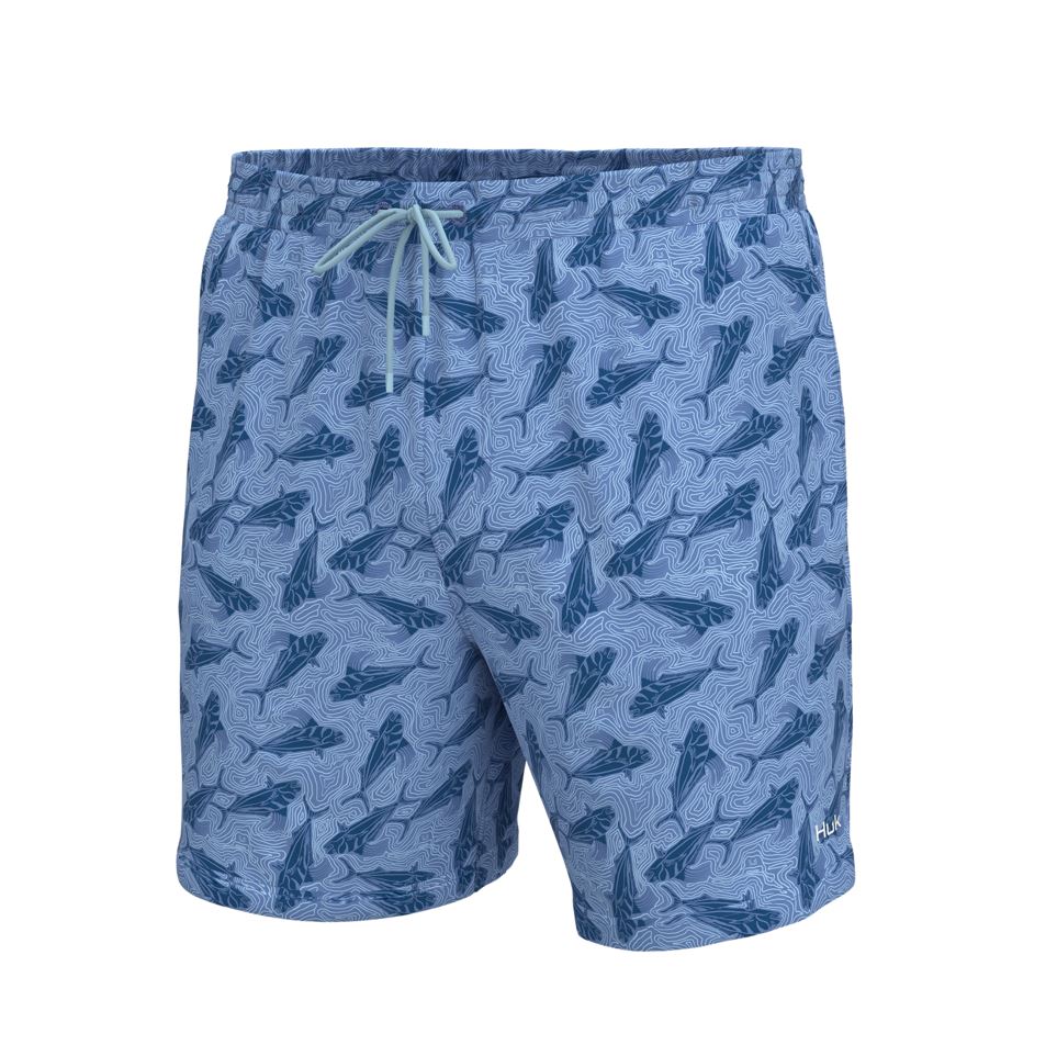 Huk Mens Rooster Swim Volley Swim Shorts – ShopCGX