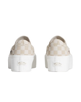 Vans Classic Slip-On Platform Checkerboard Shoes - Unisex Sizing