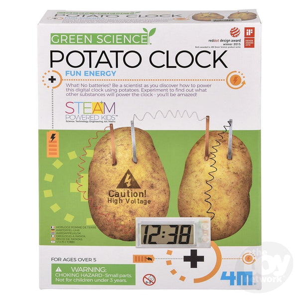The Toy Network Green Science Potato Clock