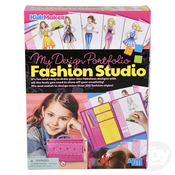The Toy Network KidzMaker My Design Portfolio Fashion Studio