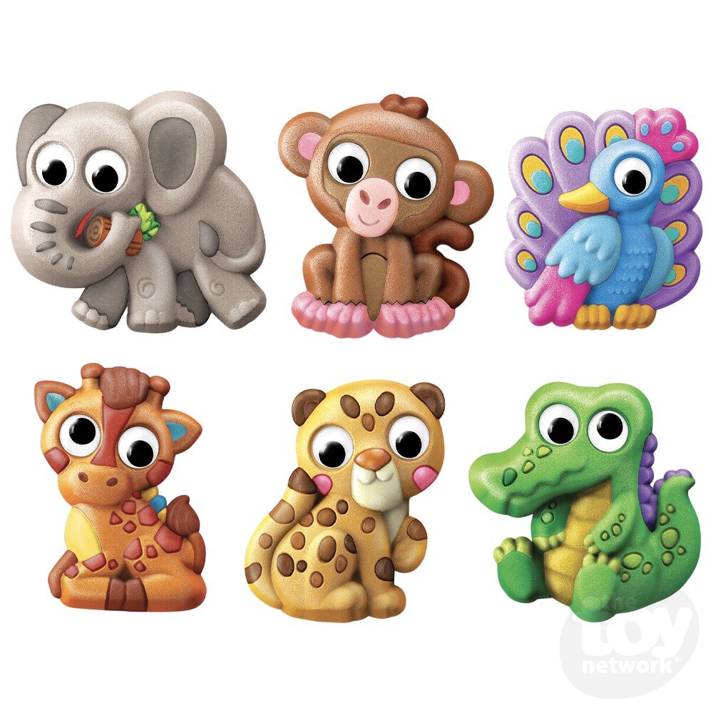 The Toy Network Mould & Paint Googly Eyes Animals