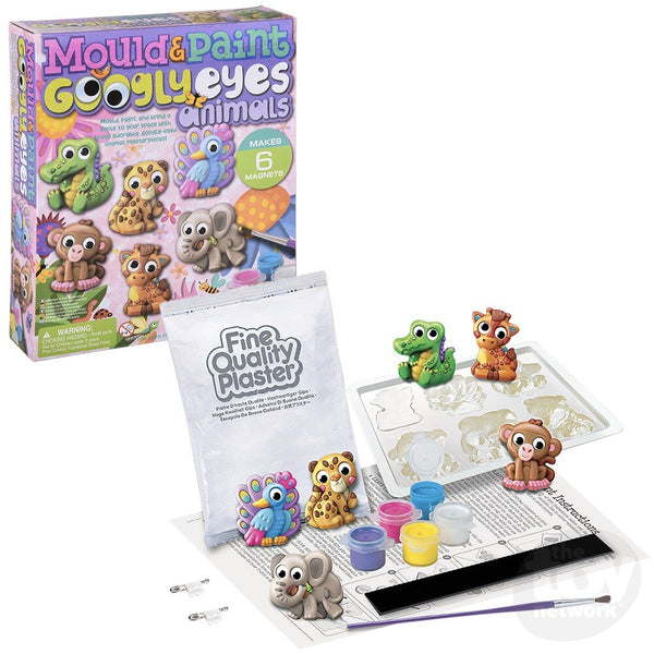 The Toy Network Mould & Paint Googly Eyes Animals