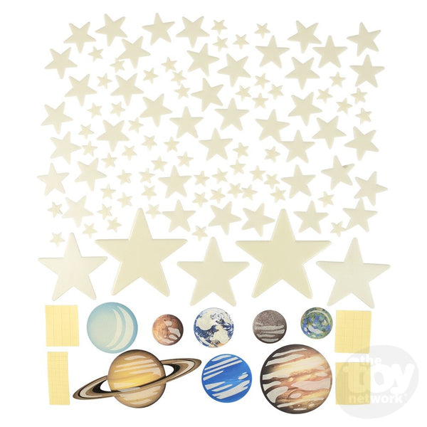 The Toy Network Glow Planets & Super Nova Set - 100 Pcs