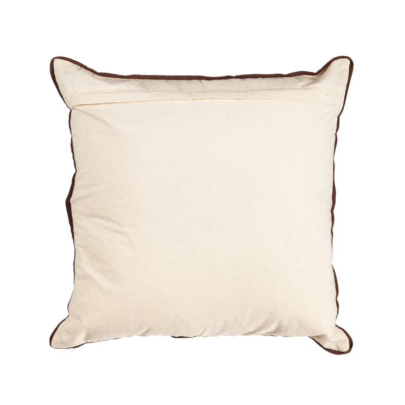 Evergreen Holiday Deer Square Pillow