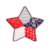 Evergreen Star Shaped Patriotic Pillow