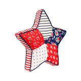 Evergreen Star Shaped Patriotic Pillow
