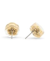 COACH Signature Tea Rose Lucite Stud Earrings