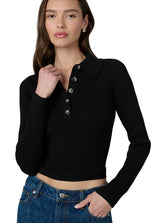 Joe's Jeans Womens Lisa Polo Sweater