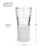 Host Freeze Beer Glass - 2 Count