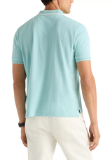 Nautica Mens Short Sleeve Jacquard Polo Short Sleeve Shirt