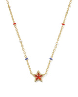 Kendra Scott Mini Cassidy Short Pendant Necklace - Red Illusion