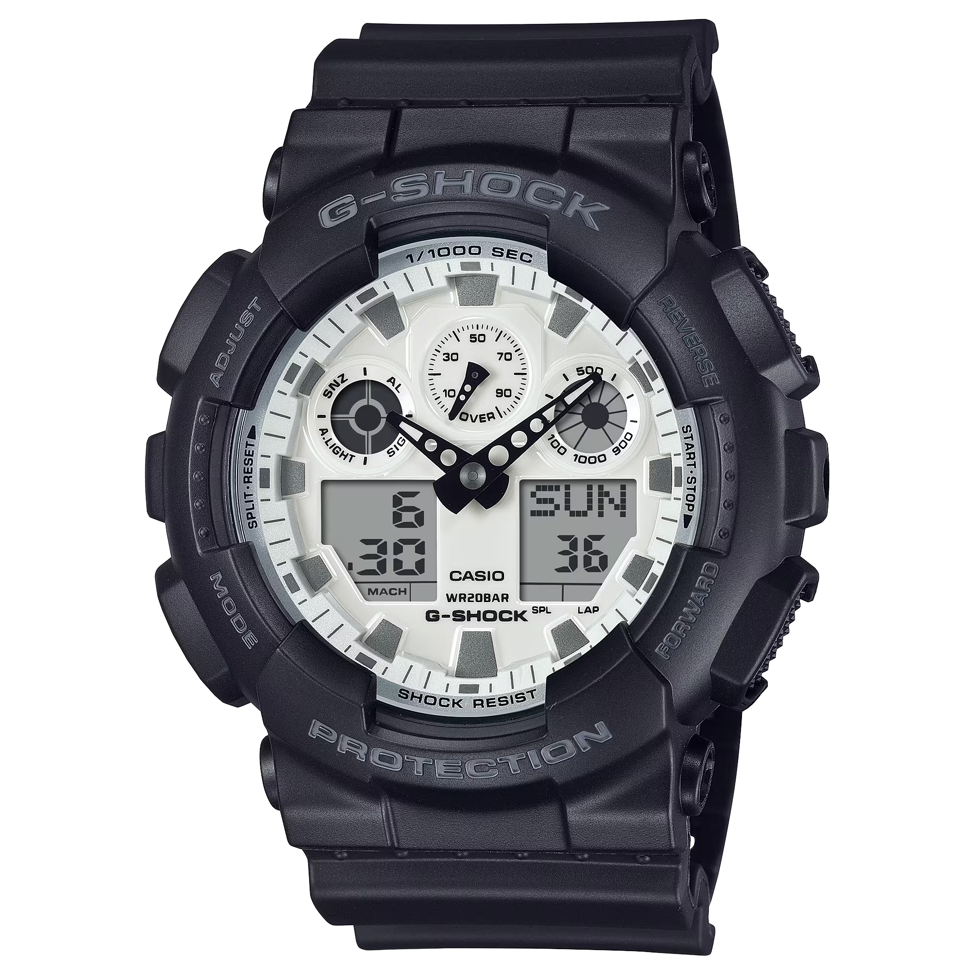 Casio Mens G-SHOCK GA100WD-1A Analog Digital Watch