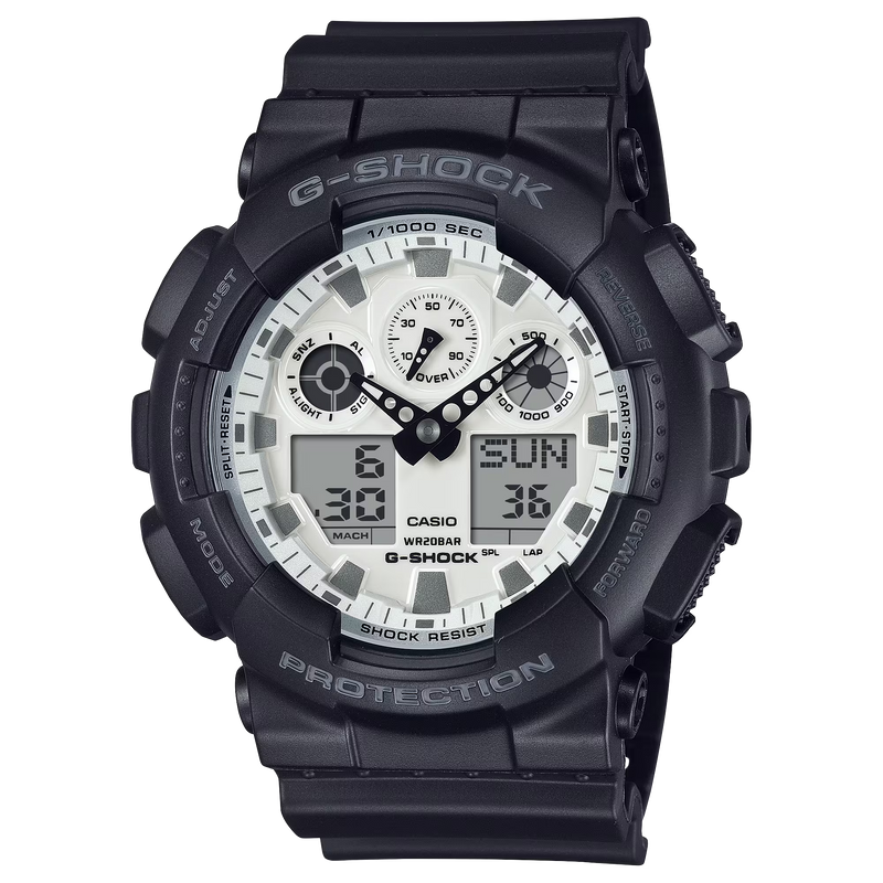 Casio Mens G-SHOCK GA100WD-1A Analog Digital Watch
