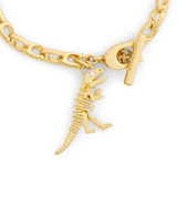 COACH Skeletal Rexy Signature Chain Bracelet