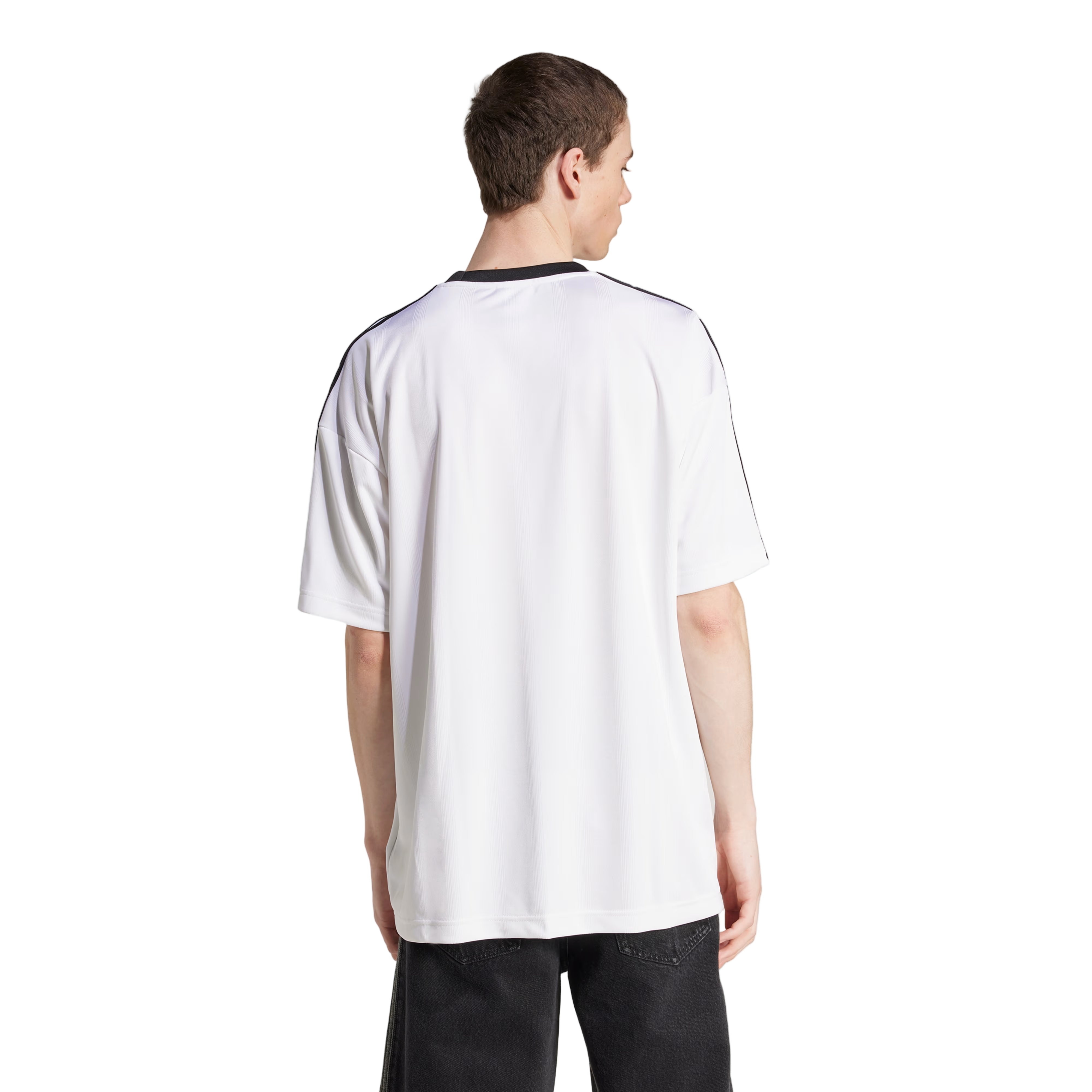 adidas Mens Adicolor Jacquard Jersey Short Sleeve T-Shirt