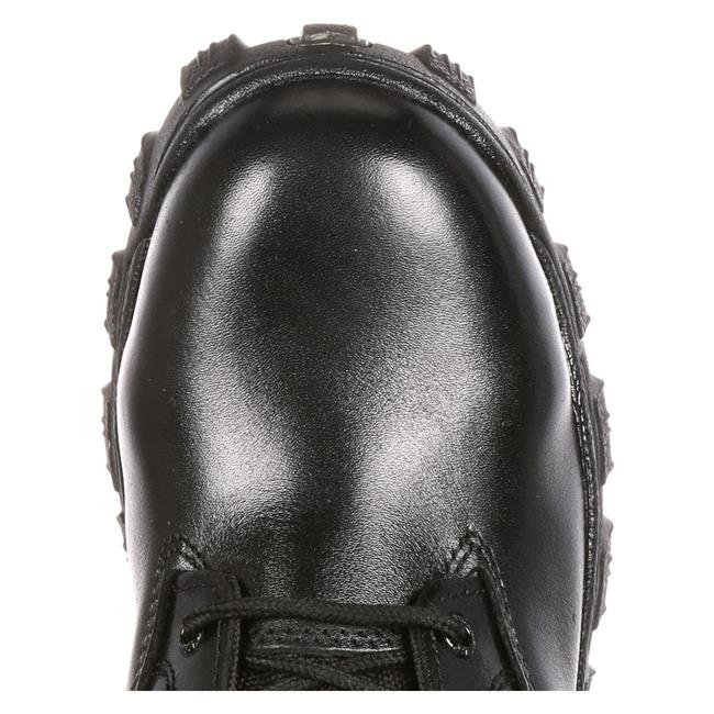 Rocky Mens AlphaForce Zipper Composite Toe Public Service Boots - Black