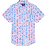 Chubbies Mens The Miami Mosaic Performance Friday Short Sleeve Shirt