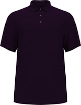 PGA Tour Mens Mini Jacquard Short Sleeve Polo Shirt
