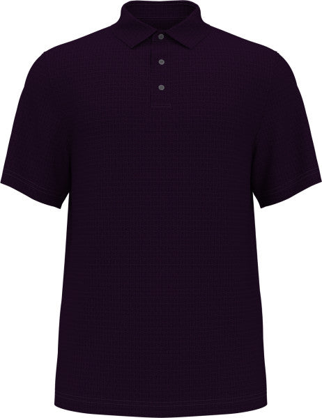 PGA Tour Mens Mini Jacquard Short Sleeve Polo Shirt
