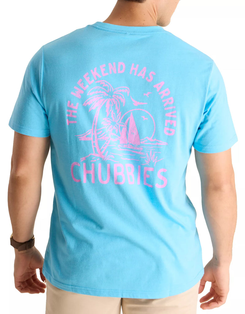 Chubbies Mens The OMW To Vacay Short Sleeve T-Shirt