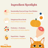 Made By Nacho Bone Broth Infused Kibble Cage-Free Chicken & Pumpkin Recipe - 2 lb.