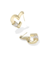 Kendra Scott Emery Heart Gold Hoop Earrings