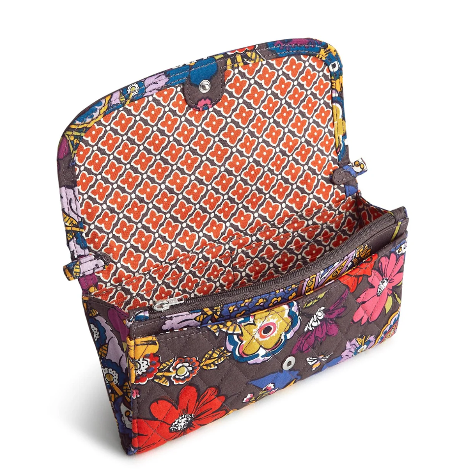 Vera Bradley Wildwood Wallet Crossbody Handbag