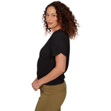 Emaline Women's Crewneck Tulip Sleeve Knit Top