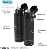 tervis Venture Snoopy Maxiumus Triple Walled Water Bottle with Versa Lid - 24 oz.