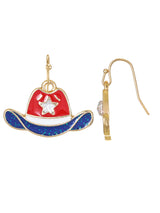 Just Joyful Cowboy Hat Earrings