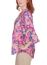 Ruby Rd. Womens Tapestry Paisley Voile Top