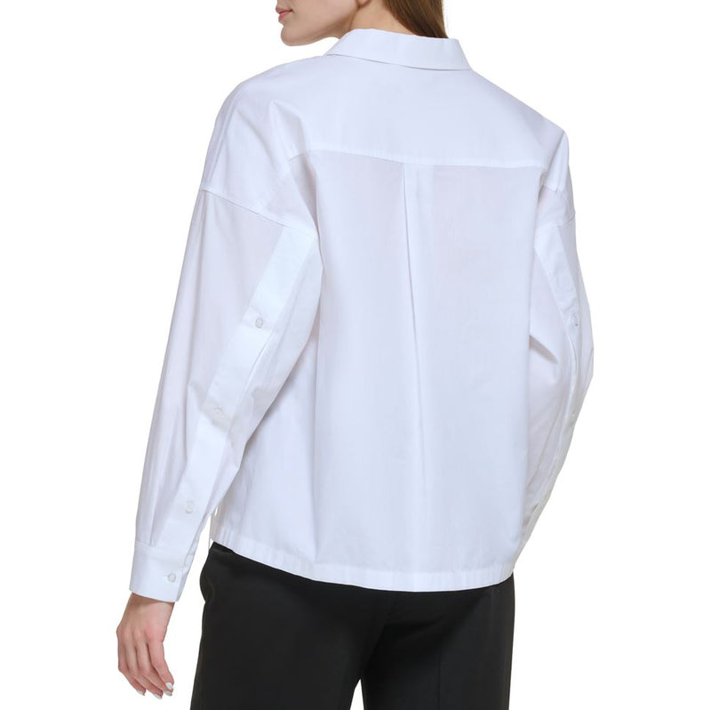 売れ筋商品|||ビラボン シャツ レディース トップス MIT KURZEN RMELN - Button-down blouse - mef Corinne Poplin Blouse | GUESS