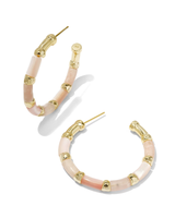 Kendra Scott Gigi Pink Mix Hoop Earrings