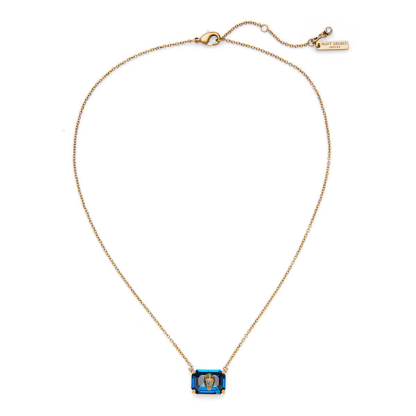 Kurt Geiger Signature Eagle Gem Pendant Necklace