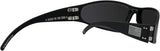 Gatorz Eyeweat Wraptor Patriot American Flag/ Blackout Frame/Smoke Polarized Sunglasses