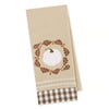 Design Imports Autumn Pumpkin Embellished Dishtowel